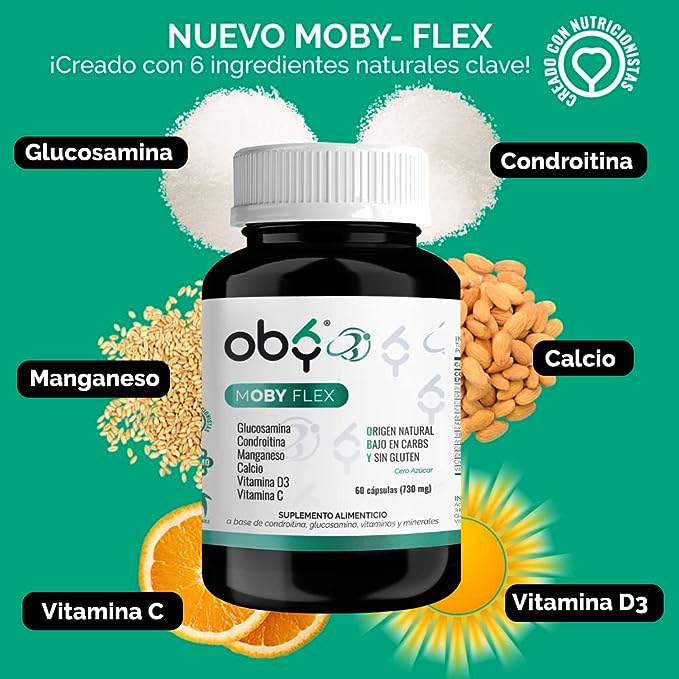 Glucosamina Condroitina Calcio Vitamina D Articulaciones | Oby | Suplementos Alimenticios 
