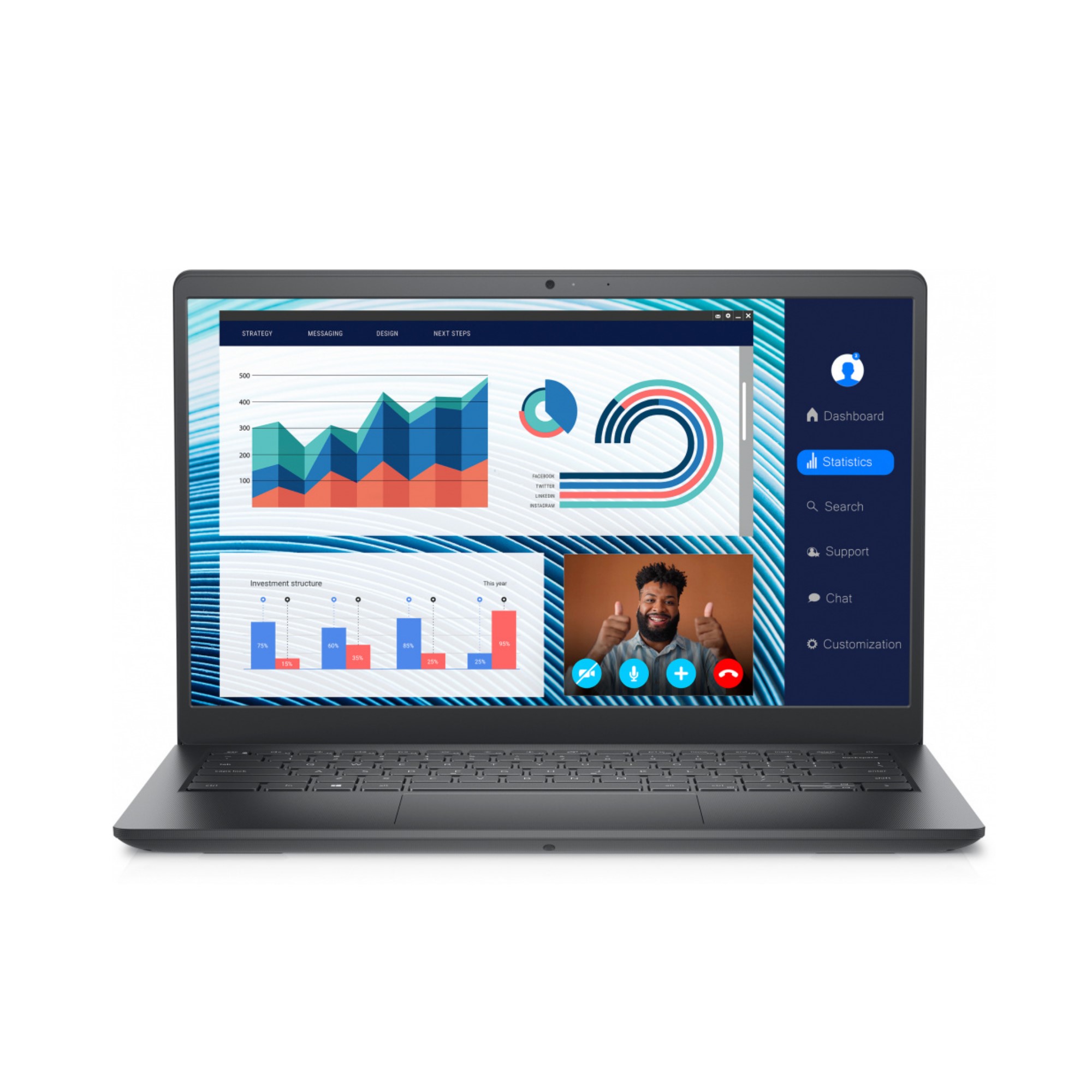 Laptop Dell Vostro 3420 14" HD, Intel Core i5-1135G7 2.40GHz, 8GB, 256GB SSD