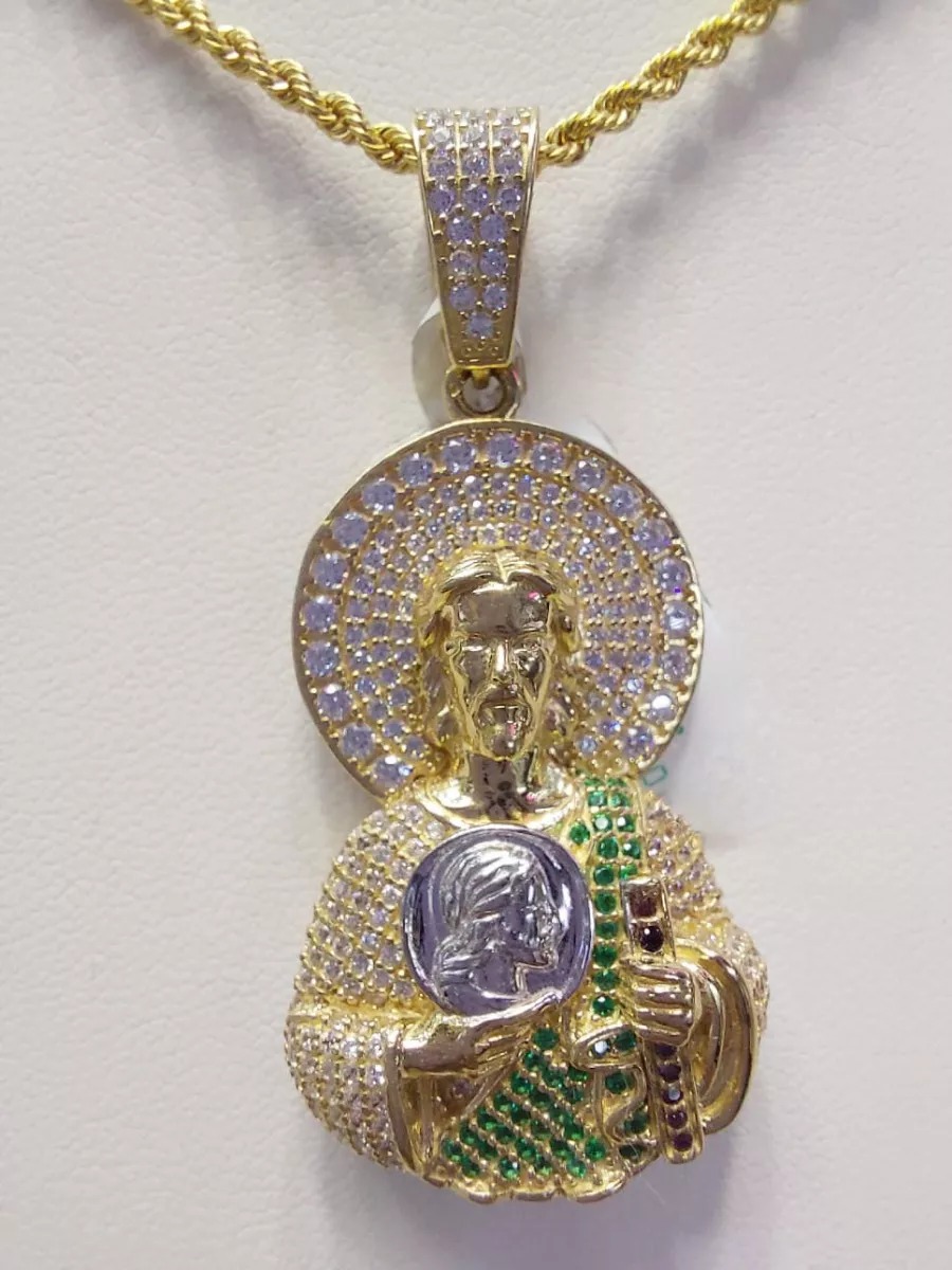 Dije San Judas Tadeo Oro 10K. + Obsequio