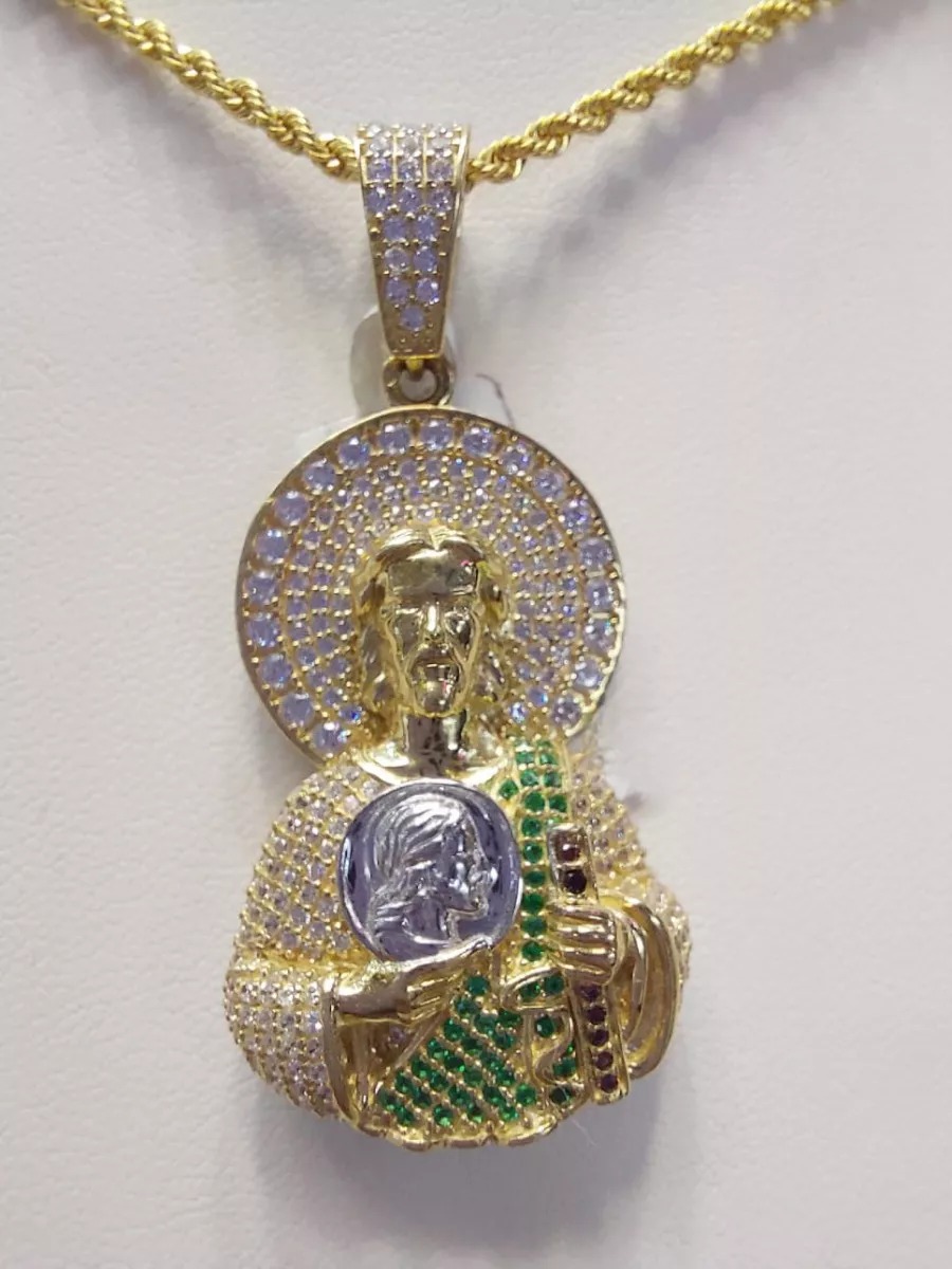 Dije San Judas Tadeo Oro 10K. + Obsequio