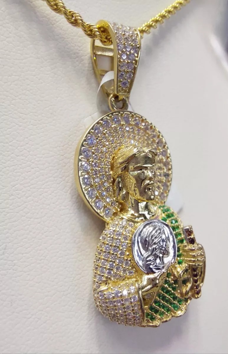 Dije San Judas Tadeo Oro 10K. + Obsequio