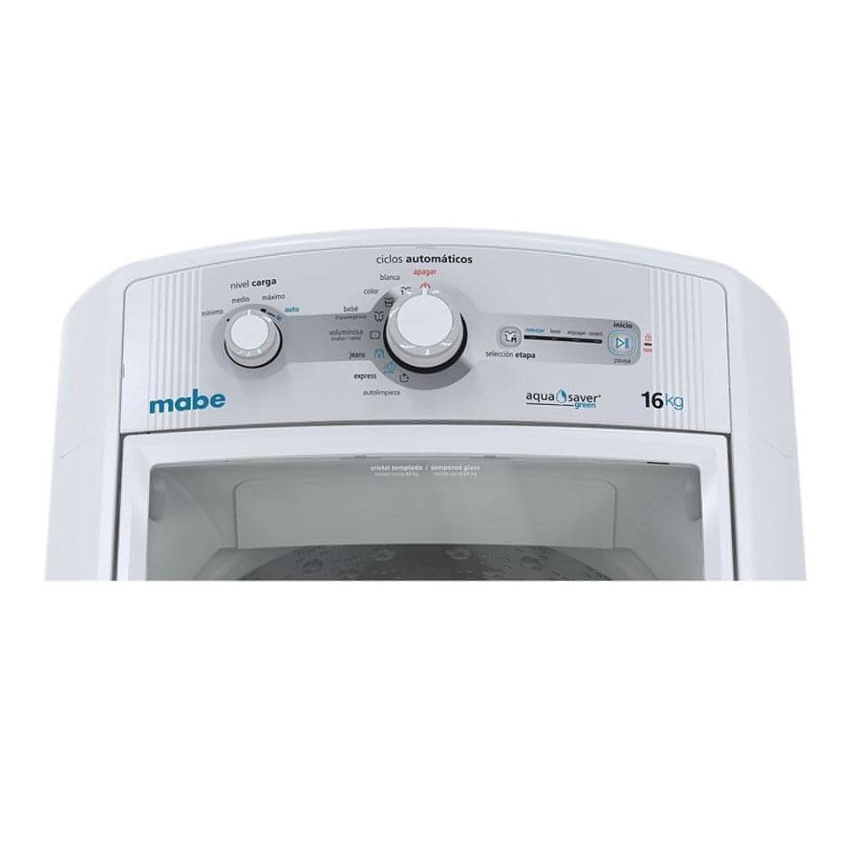 Lavadora Mabe 16 Kg Automática Blanco
