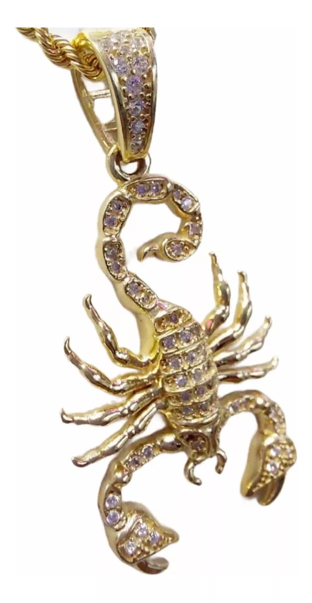 Dije Alacrán Oro 10k + Obsequio