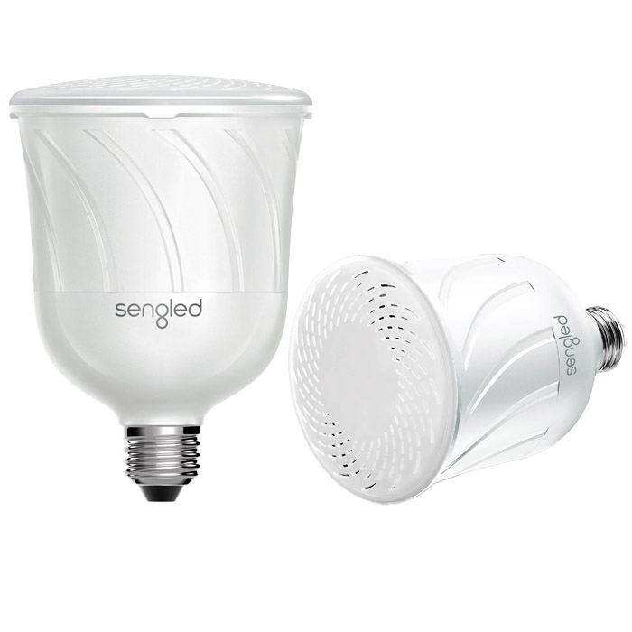Focos LED Sengled con bocinas estereo y conectividad Bluetooth, Alexaamazon