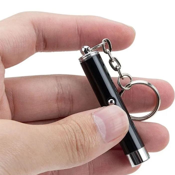 Puntero Láser para Regalar MXLAC-002-4 2 pzas Láser de Luz Roja Alcance 50m 3,0V Potencia de Salida 5MW 3 x LR41 incluidas, CatLas