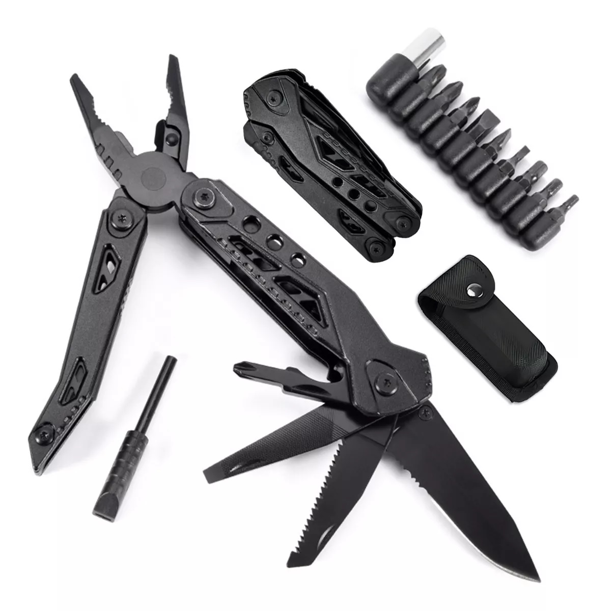 Navajas Multiherramien Pinzas Acero Inoxidable Camping Pesca