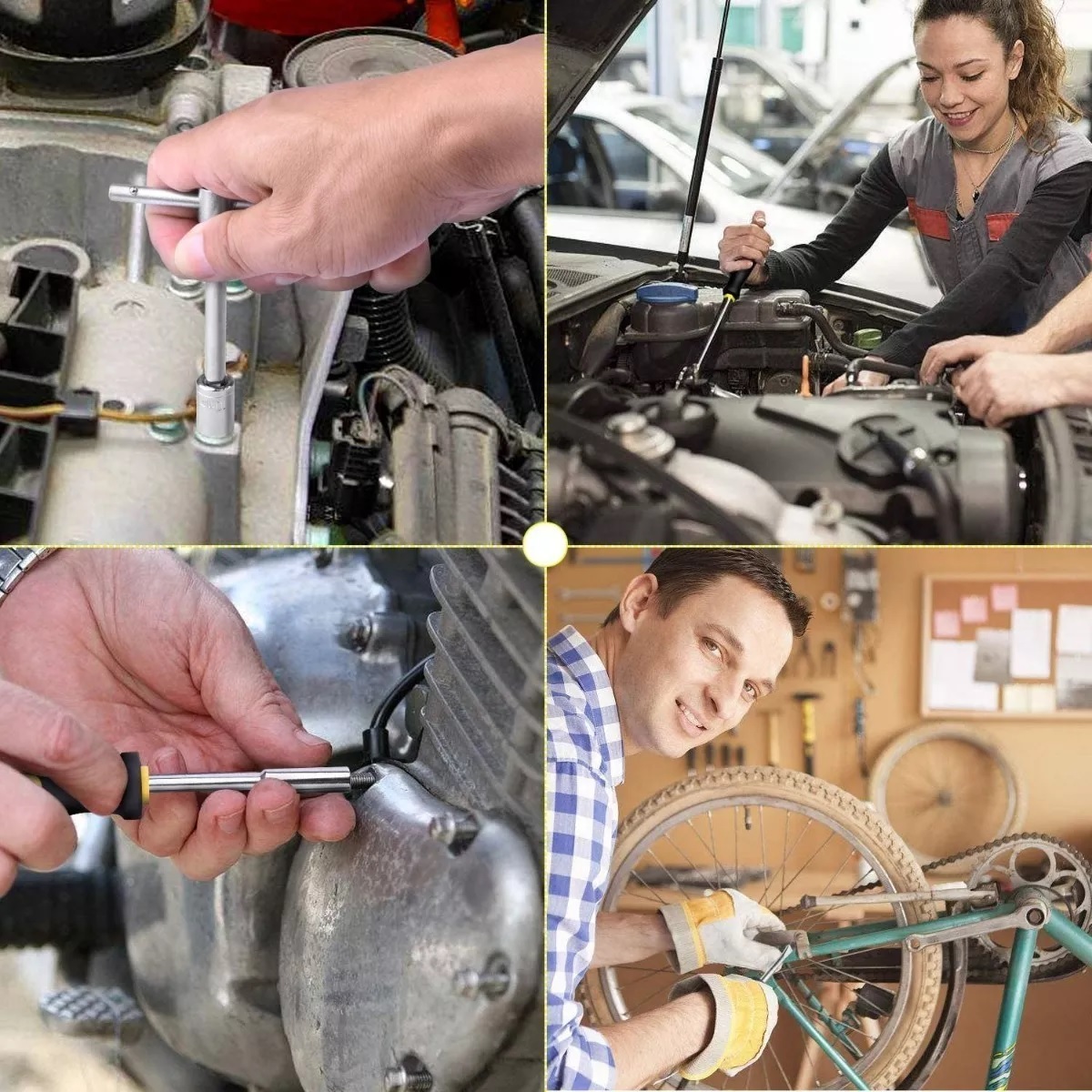 Juego De Herramientas Mecánicas Domésticas Reparación 98Pzs