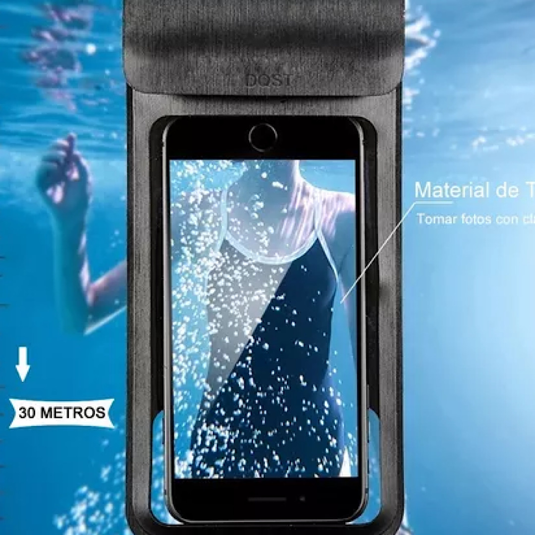 2pz Bolsa Protectora Impermeable Para Teléfono Móvil