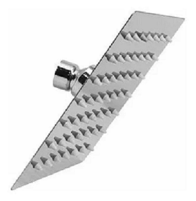 Regadera Cuadrada Tipo Lluvia 30cm Plateada S/brazo Vianti