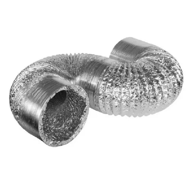 Ducto Flexible Aluminio Ligero 4 Pulgadas X 7.6 Metro Miber