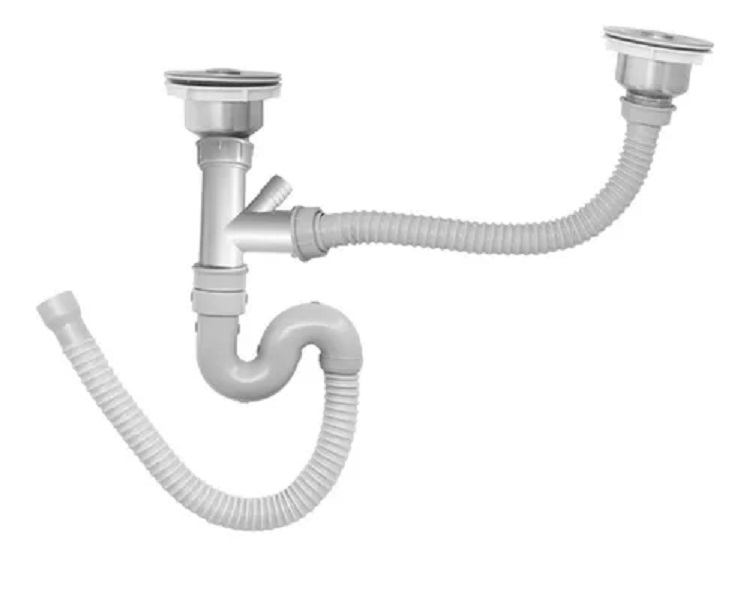 Kit Instalación Contracanasta Céspol Flexible Doble Tarja