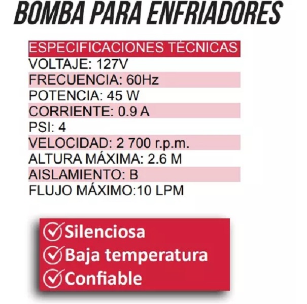 Bomba Para Aire Cooler Enfriador Evaporativo 5000 Múnich