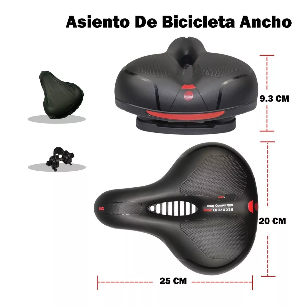 Asiento Sillin Bicicleta Mtb Cojin Suave Comodo Prostatico
