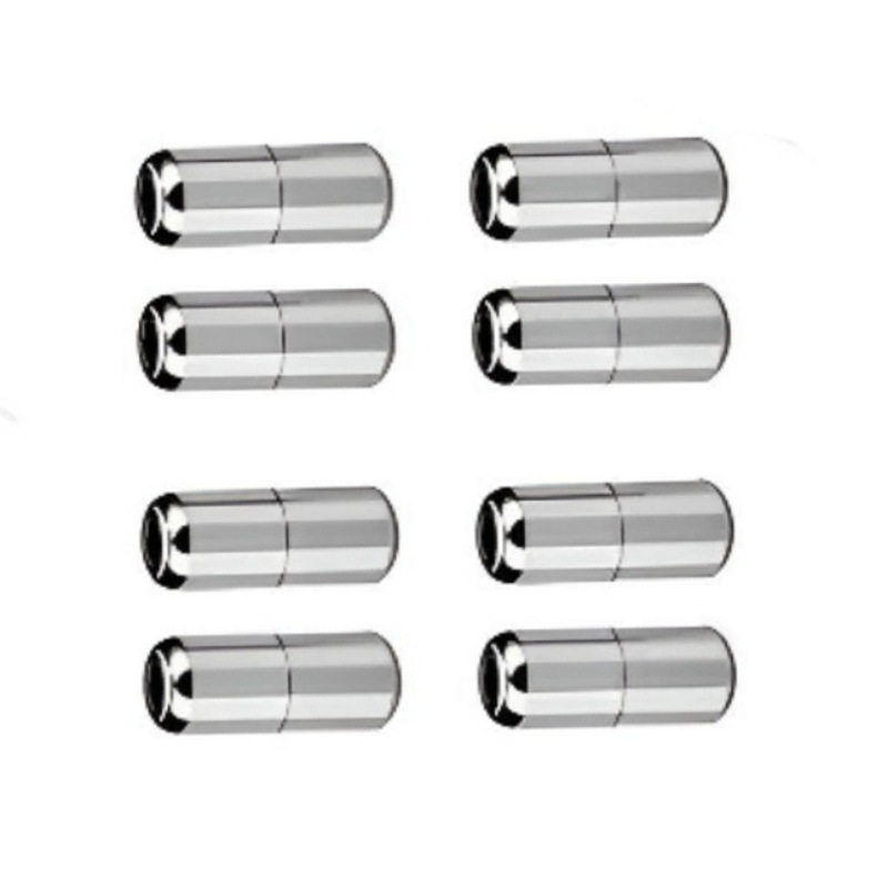 Agujetas Sin Nudo Elásticas Hebilla Metal 4 Pares