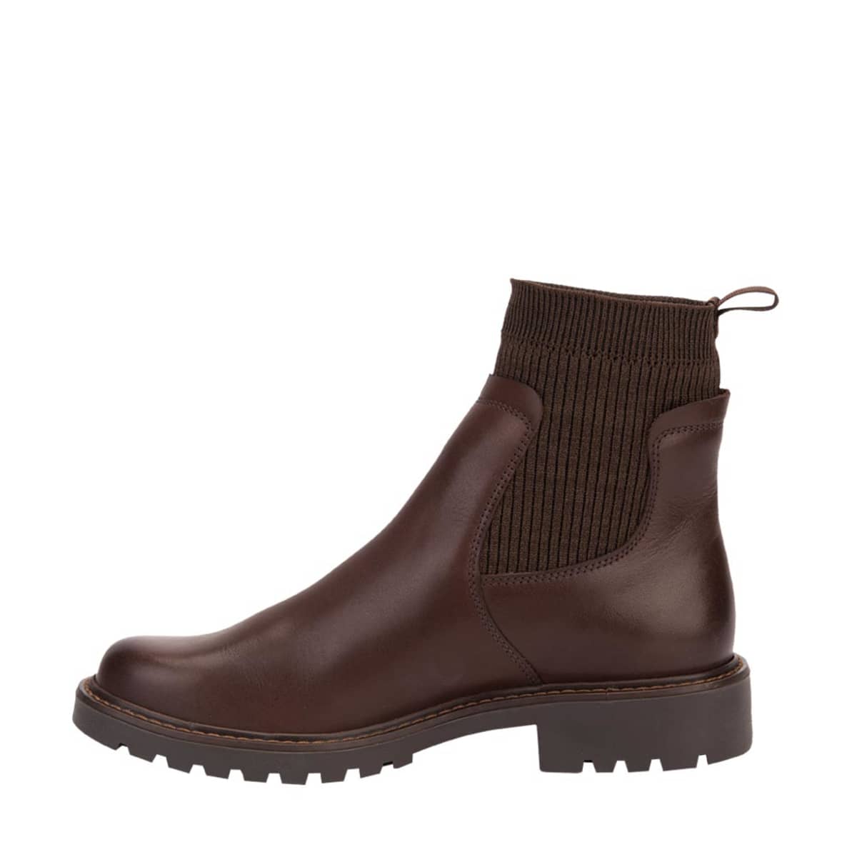 Botas cortas Flexi Chelsea de piel con tubo calcetín, mod. 1097332