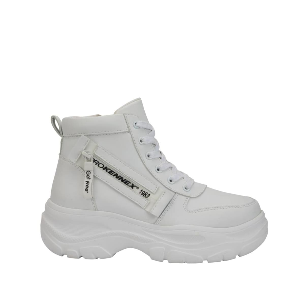 Botines tipo Hiker Prokennex color blanco de mujer, mod. 1090080