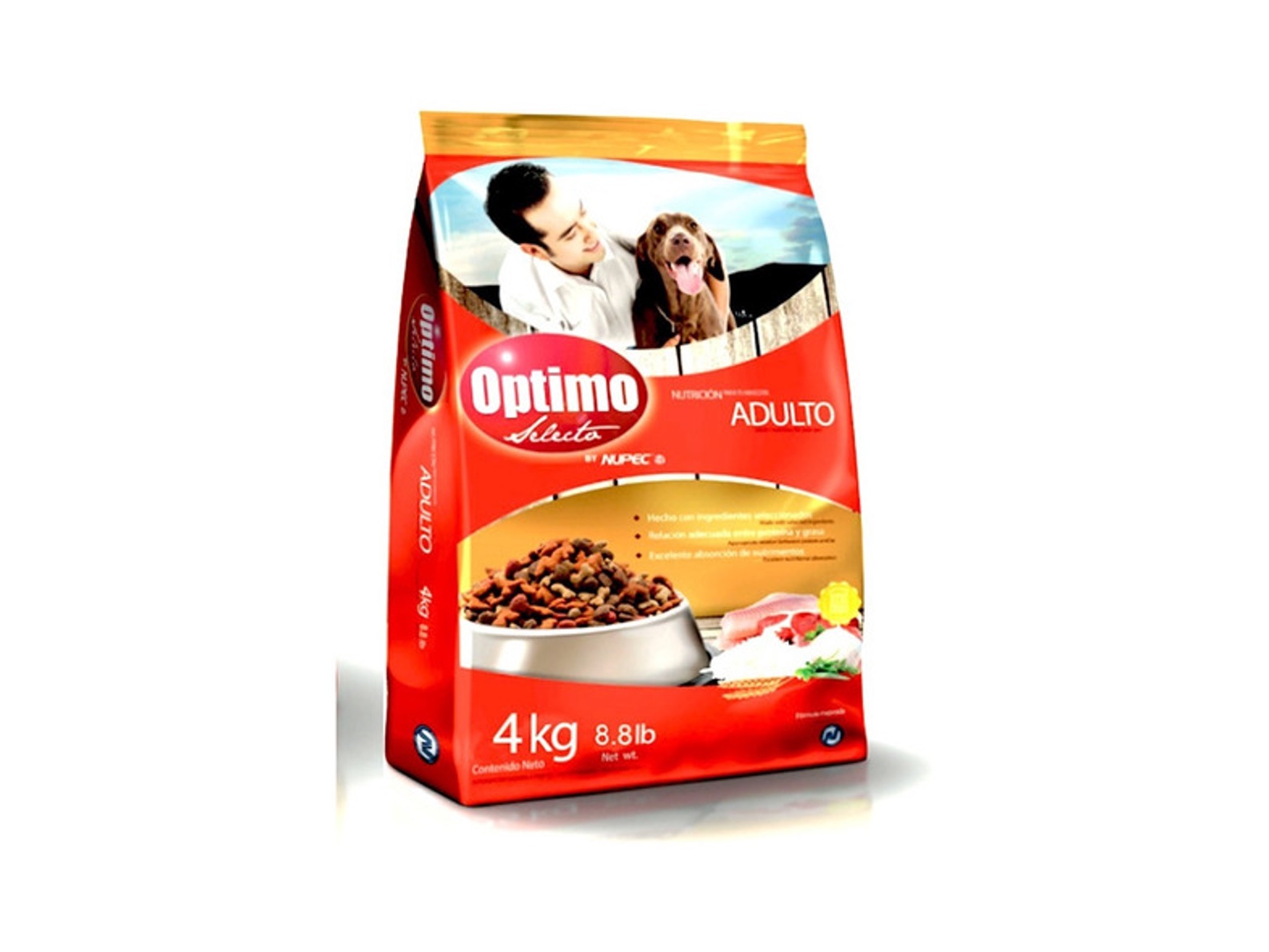 Optimo Selecto Perro Adulto Bolsa De 4 Kg By Nupec