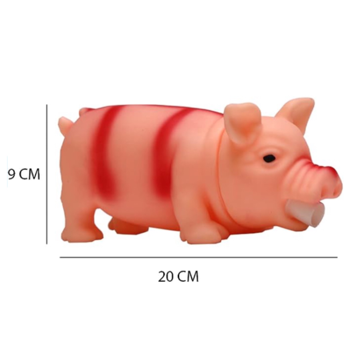 Cerdo Puerco Chillon Con Sonido Juguete Bromas Mascotas 3pz