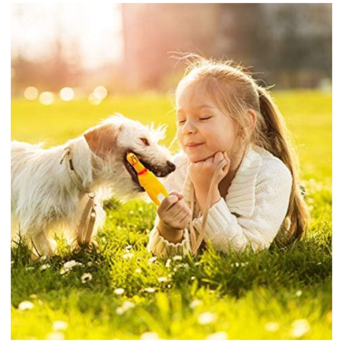 3 Pollo Goma Chillón Mini Juguete De Broma Niños Piñata