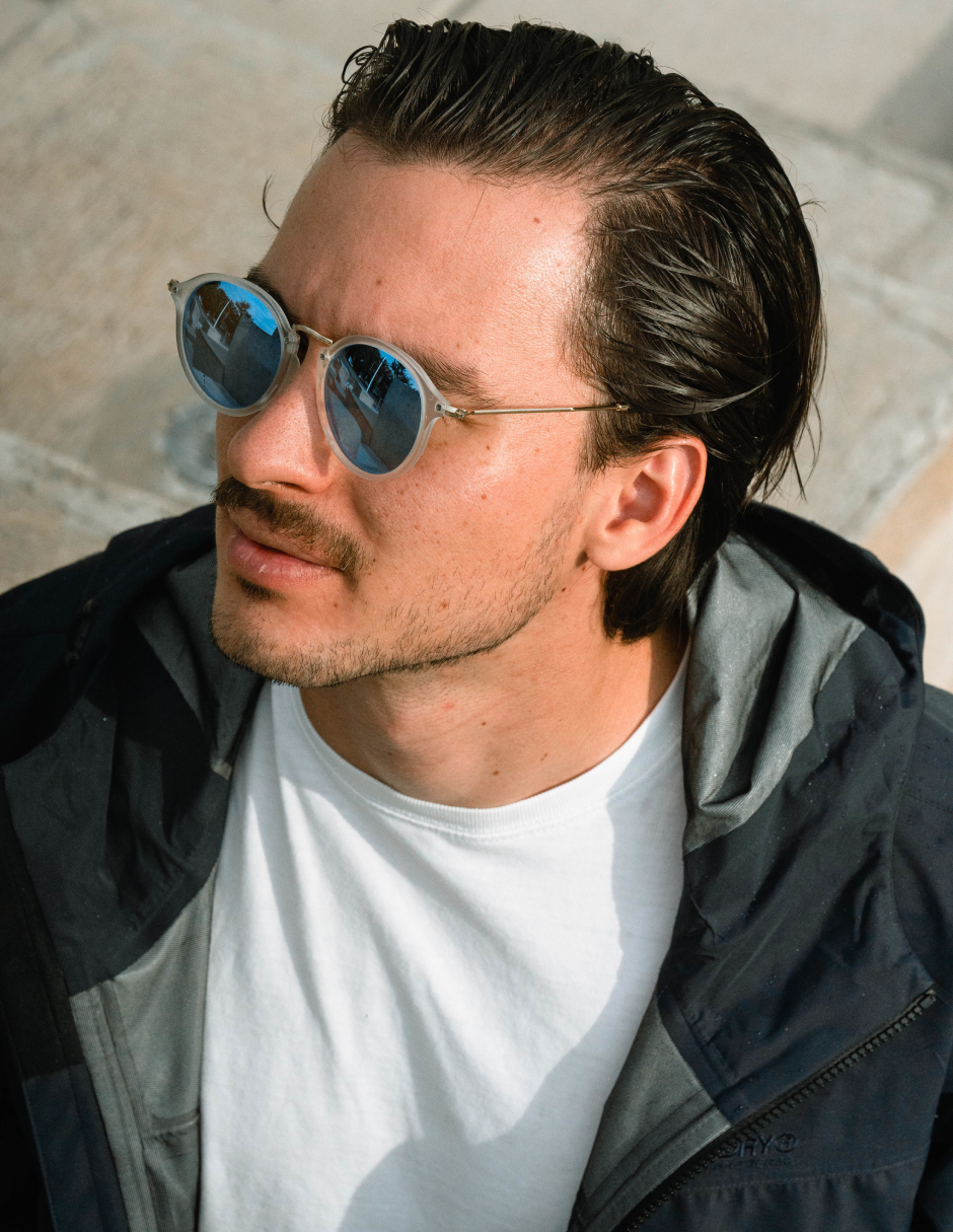 Anteojos De Sol Baroc Unisex, Lunettes-soleil Cristal Azul