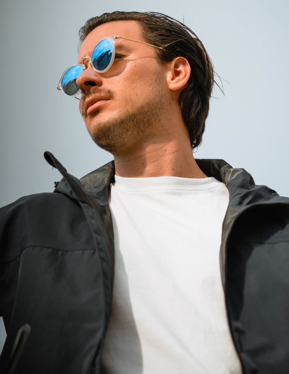 Anteojos De Sol Baroc Unisex, Lunettes-soleil Cristal Azul