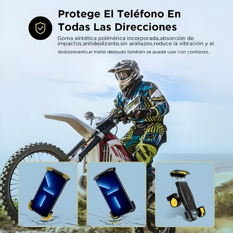 Base Soporte Porta Celular Para Bicicletas Moto De 360
