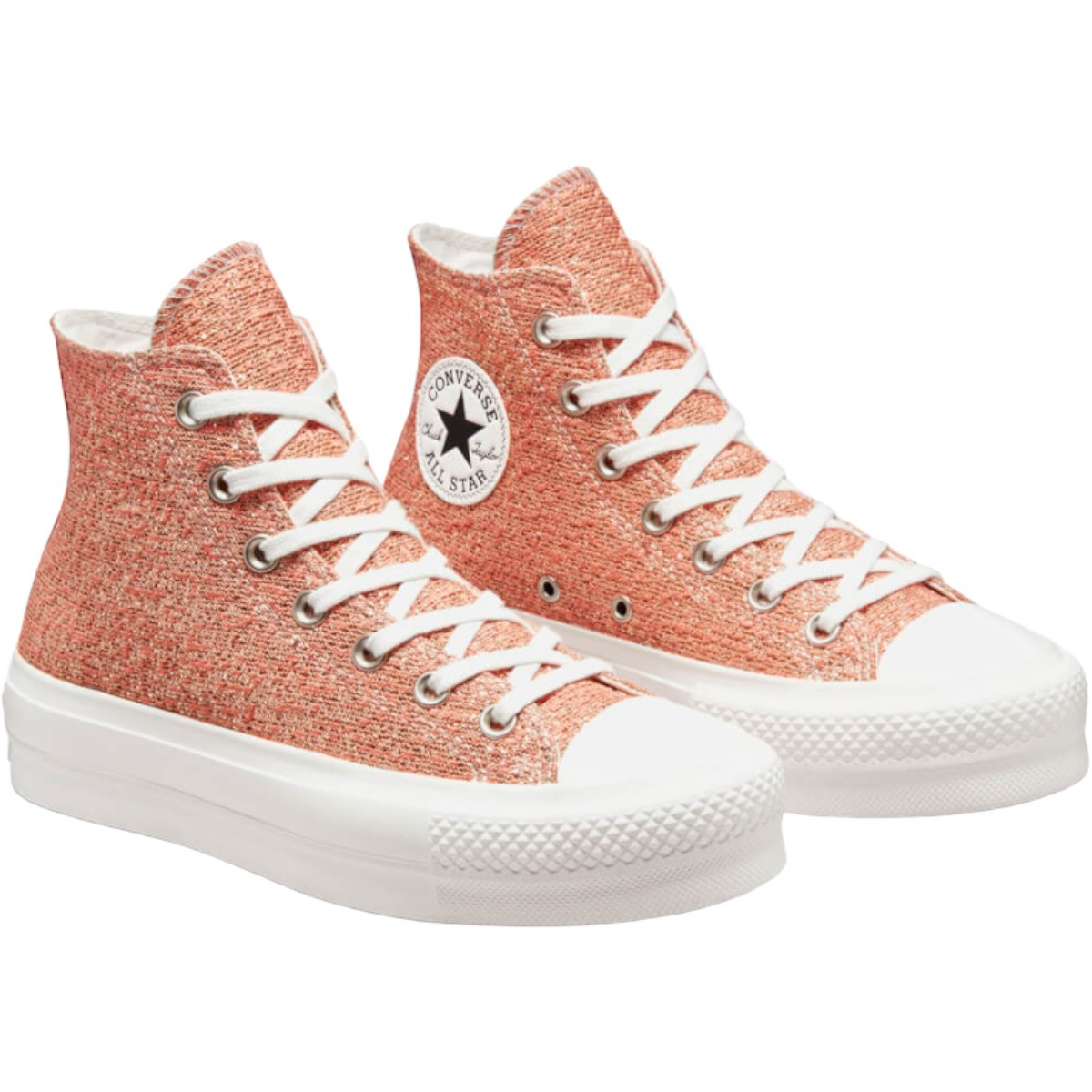 Tenis Converse De Plataforma Ctas Lift Brillos 100% Original