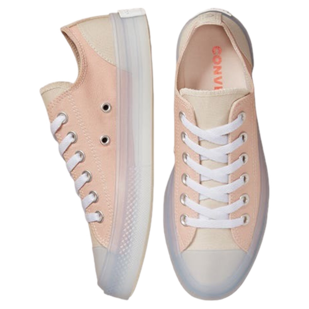 Tenis Converse Ctas Cx Color Rosa Pastel Para Niña Original