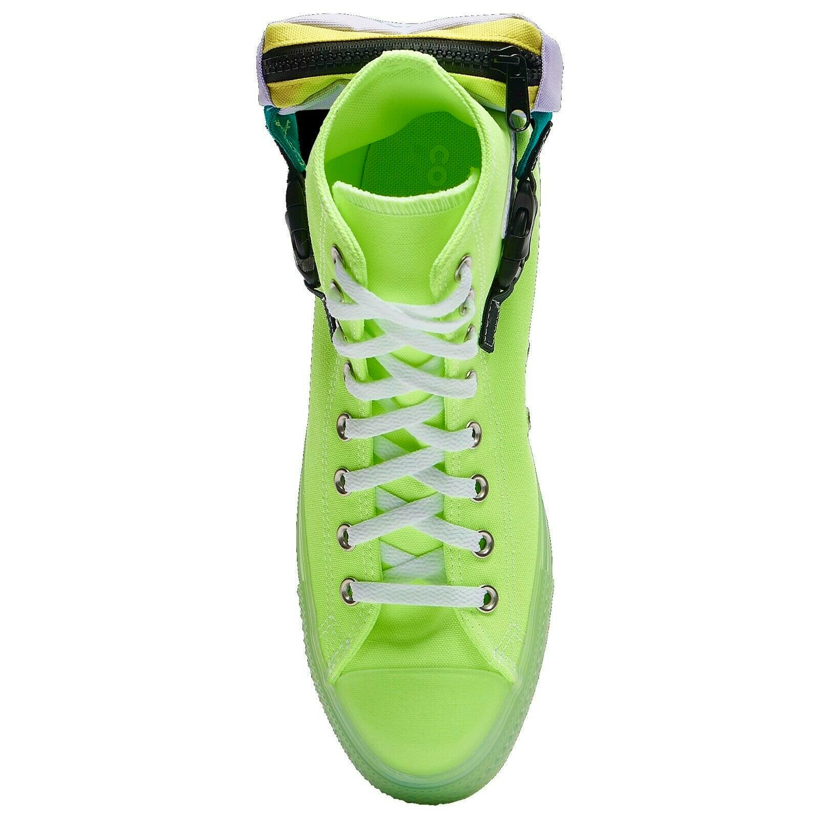 Tenis converse verde shop neon