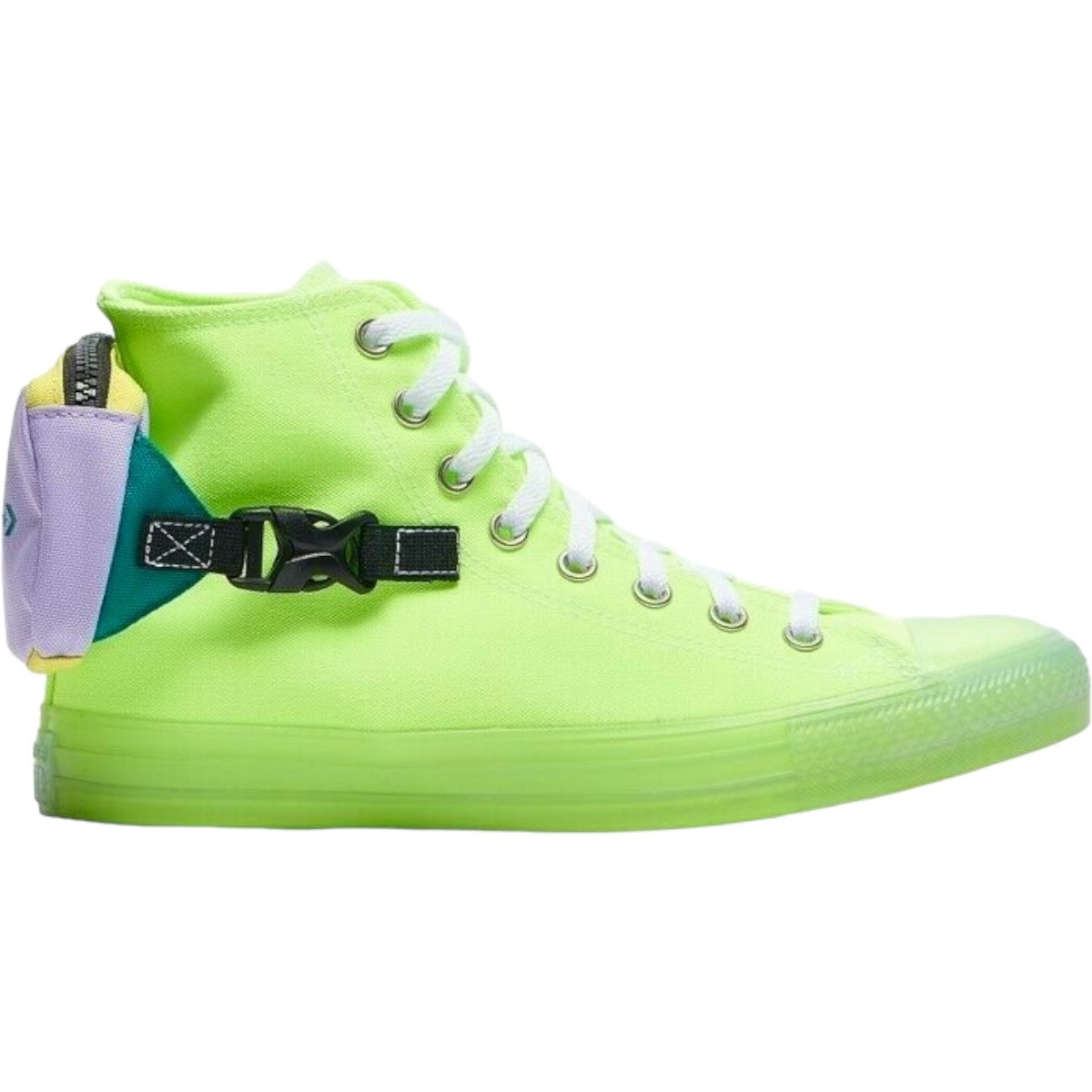 Tenis Converse Ctas Buckle Up Color Verde Neon 100 Original