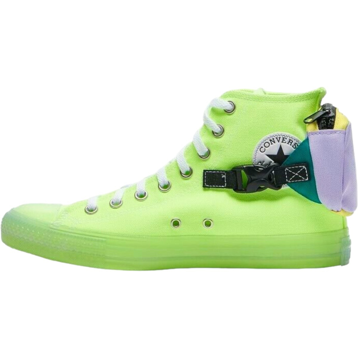 Tenis Converse Ctas Buckle Up Color Verde Neon 100% Original