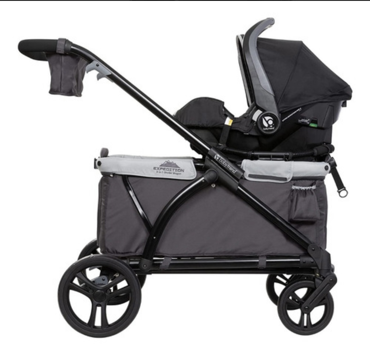 Baby Trend Expedition 2-in-1 Stroller Wagon Liberty Midnigh Color Del Chasis Negro Color Gris