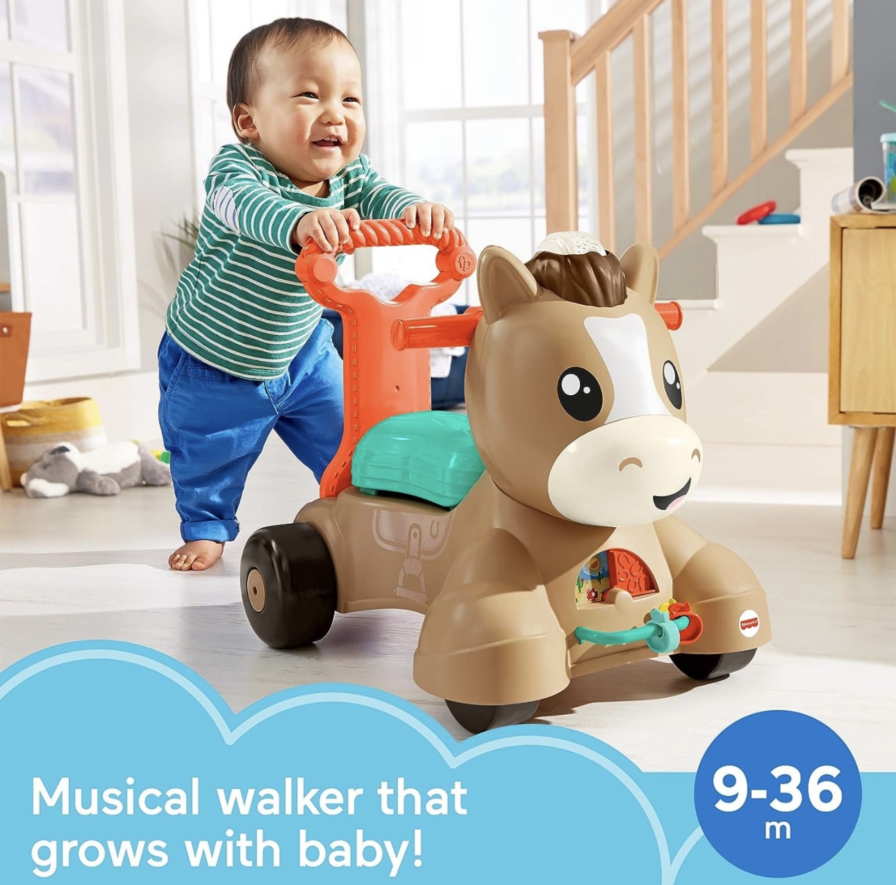 Montable Pony Fisher Price Con Musica Y Luces