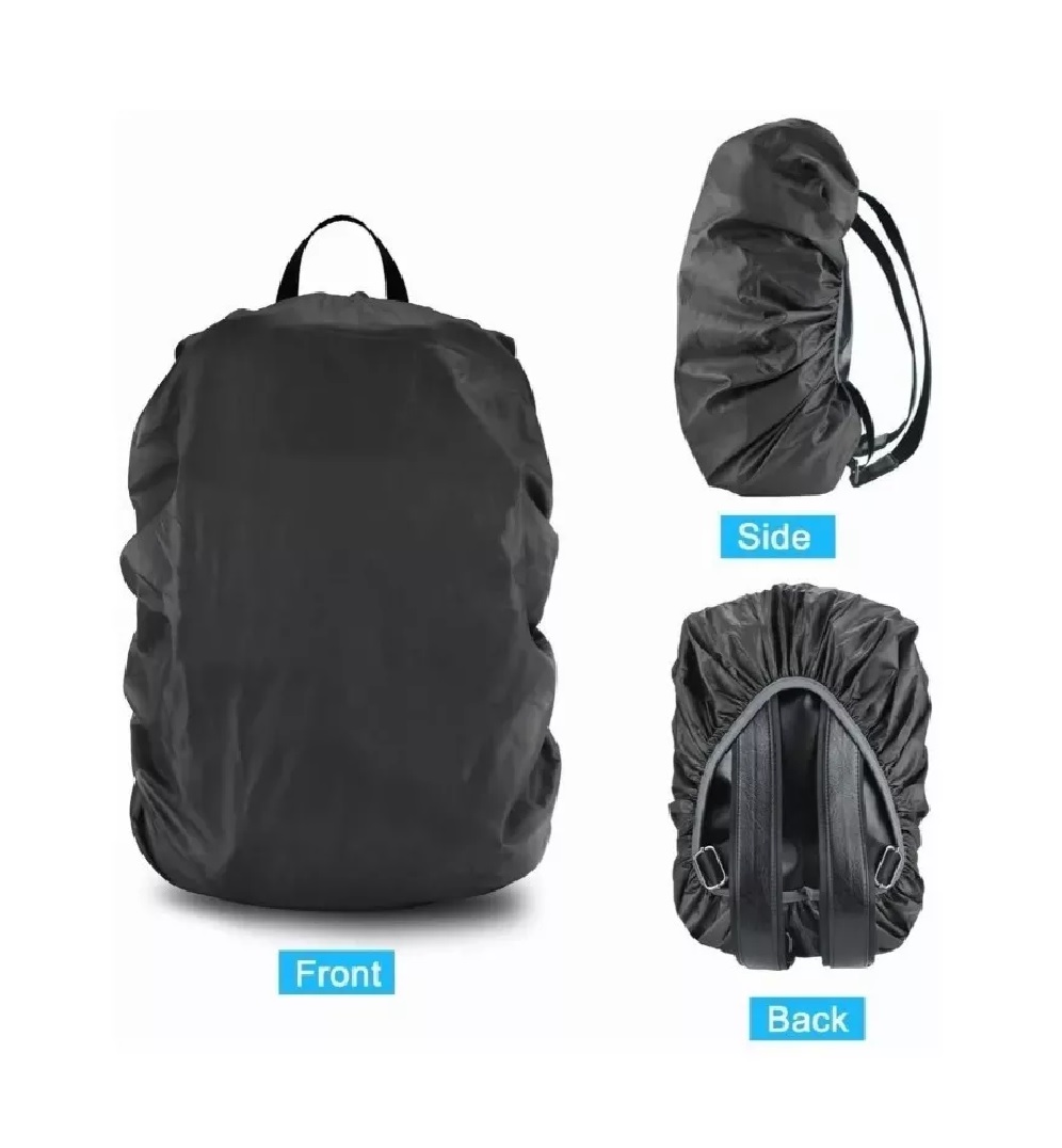 Set Funda Impermeable Para Mochila Para Senderismo  2 Uds Negro/Azul 