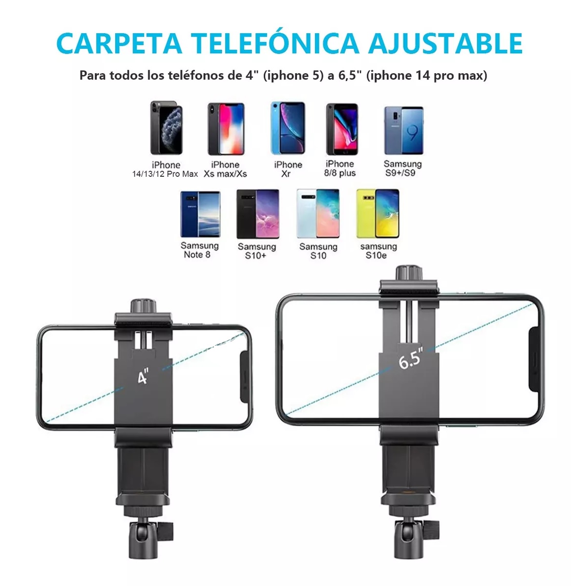 Soporte Trípode Para Celular 360 Grados Con Controlador Bluetooth