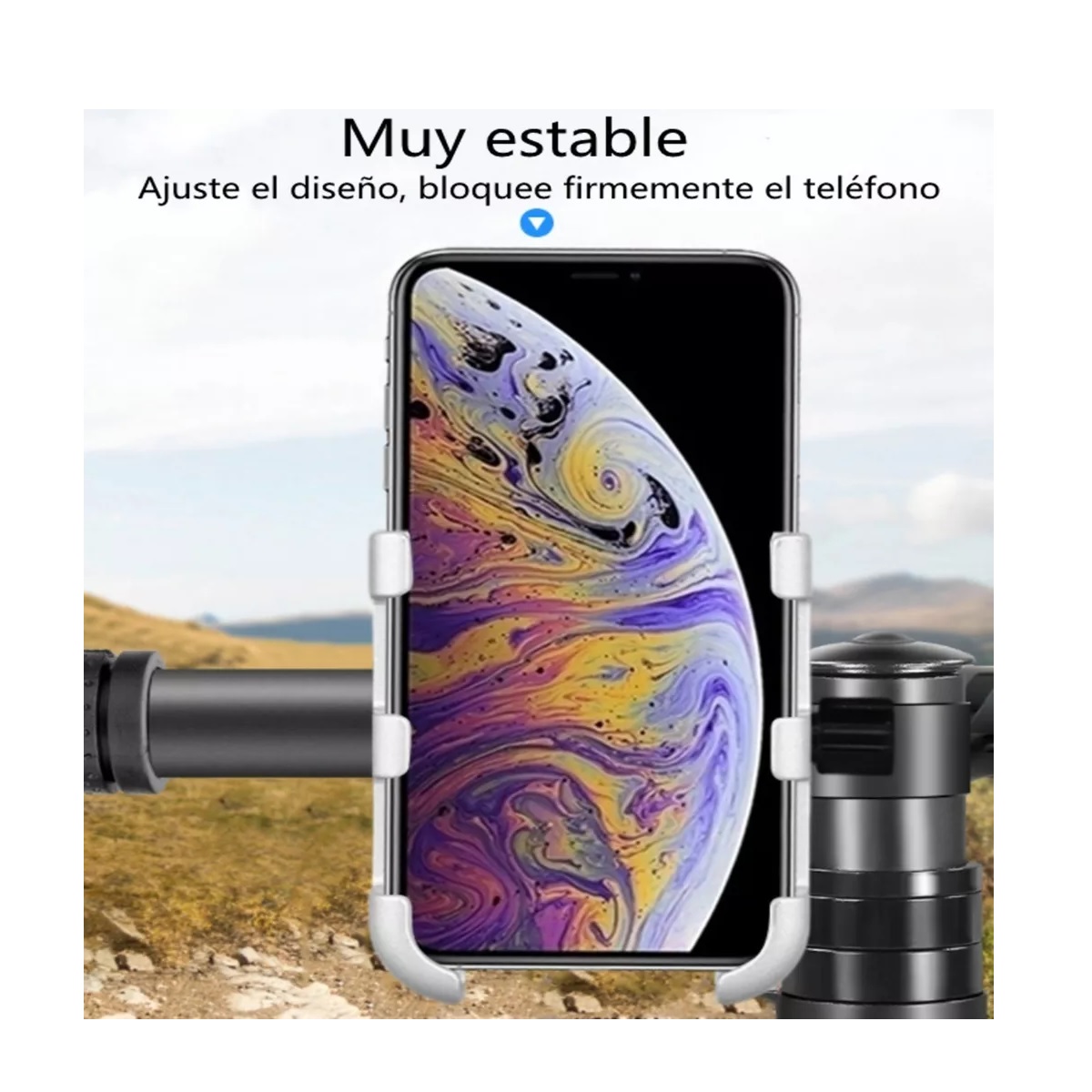 Porta Celular Soporte Moto Telefono Aluminio