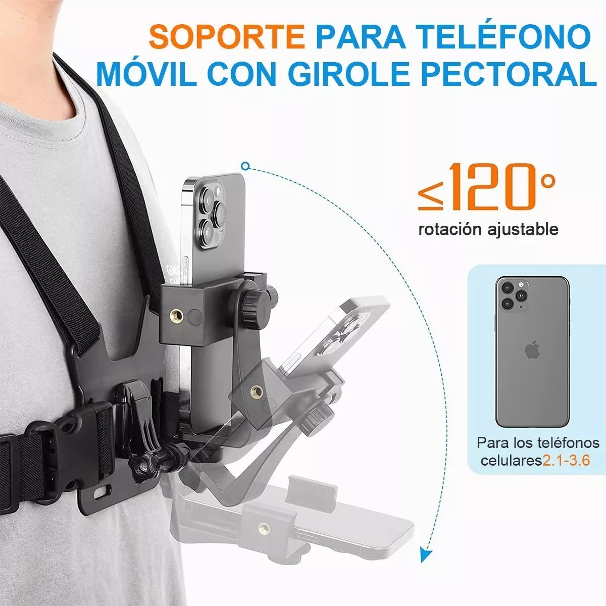 Arnés Soporte De Celular Para Pecho