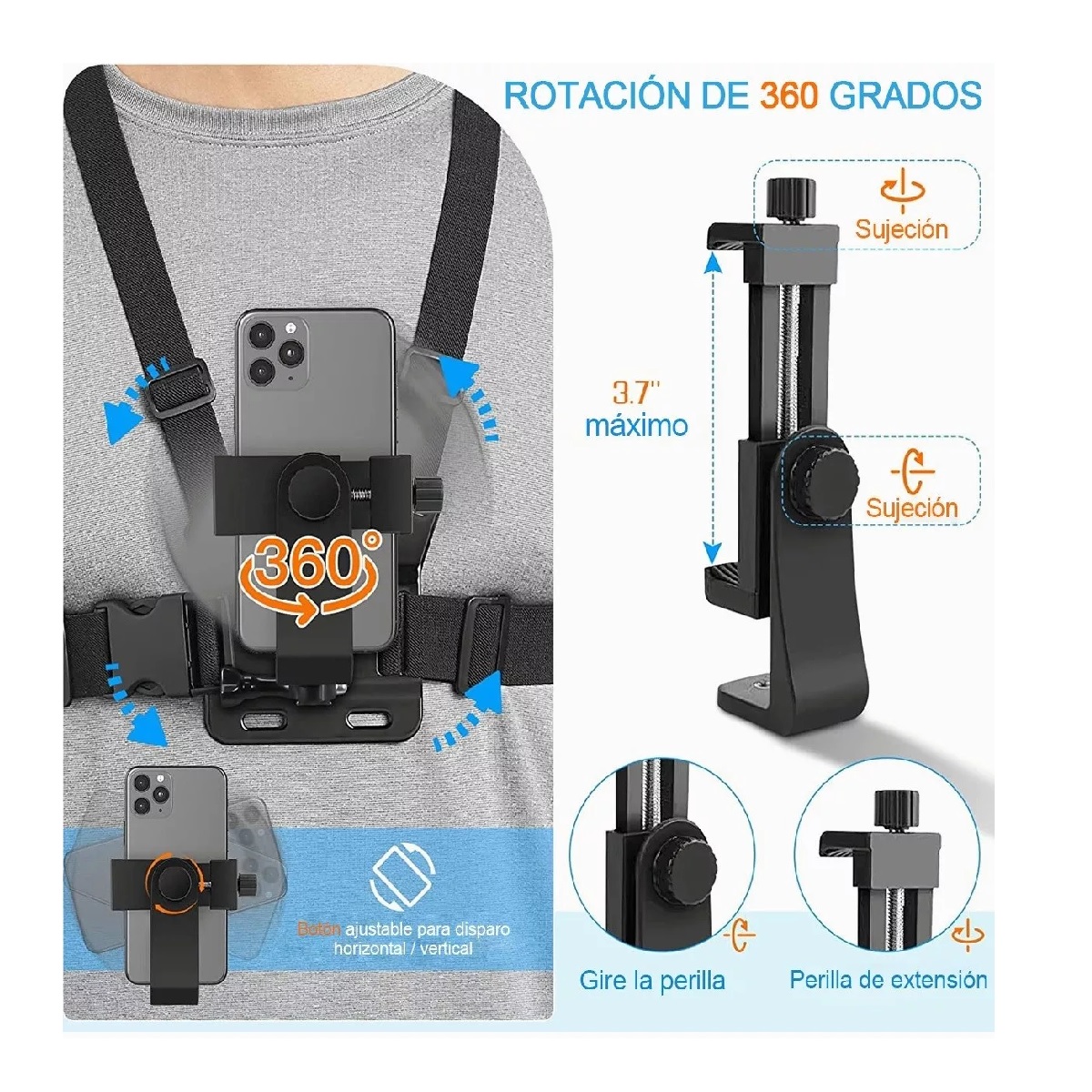 Arnés Soporte De Celular Para Pecho