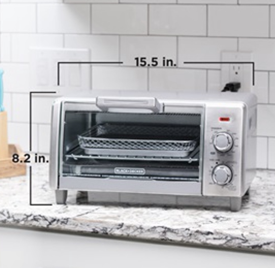 Horno tostador Black & Decker para 4 rebanadas Blanco