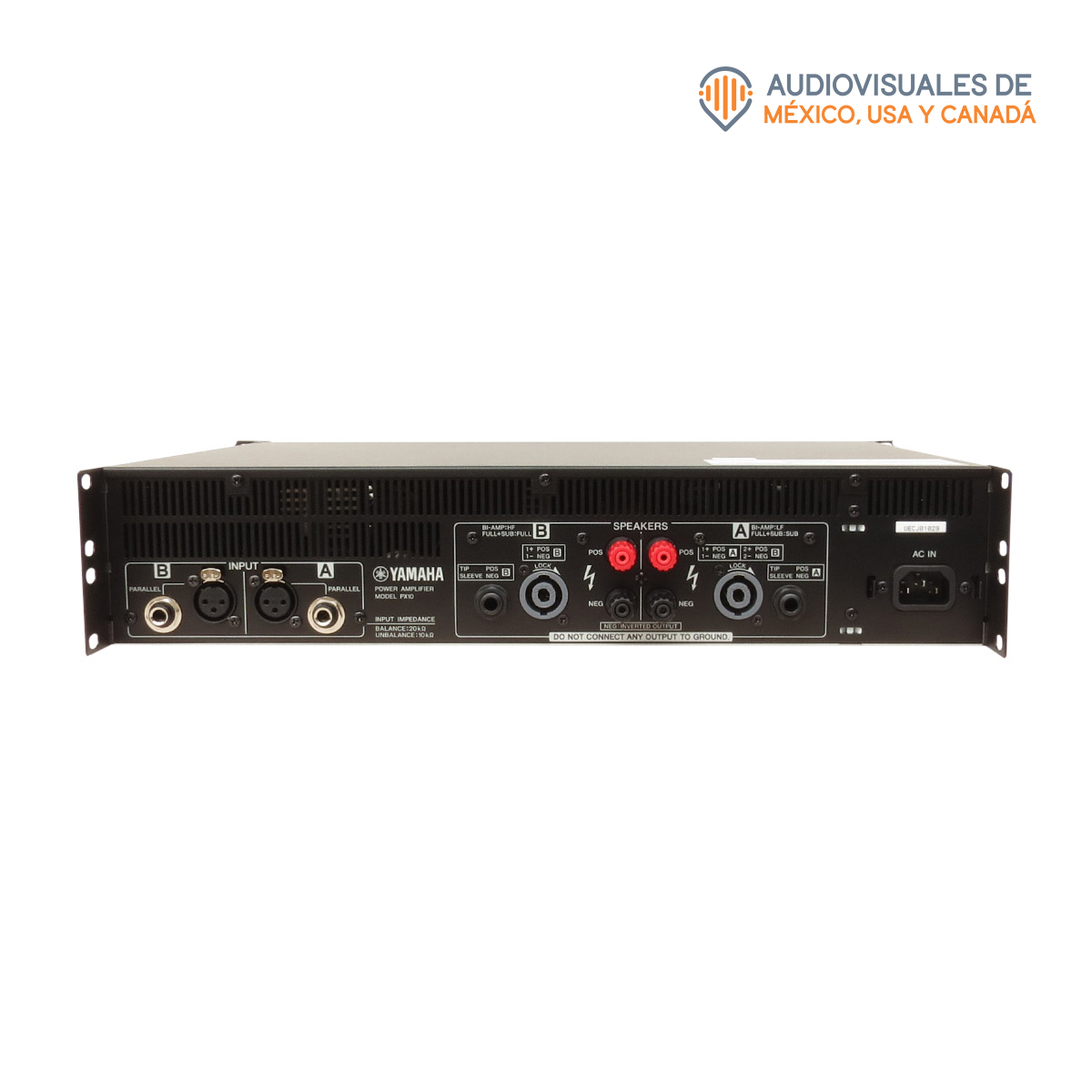 Amplificador Profesional Digital 1000wx2 8 Ohms Px10 Yamaha