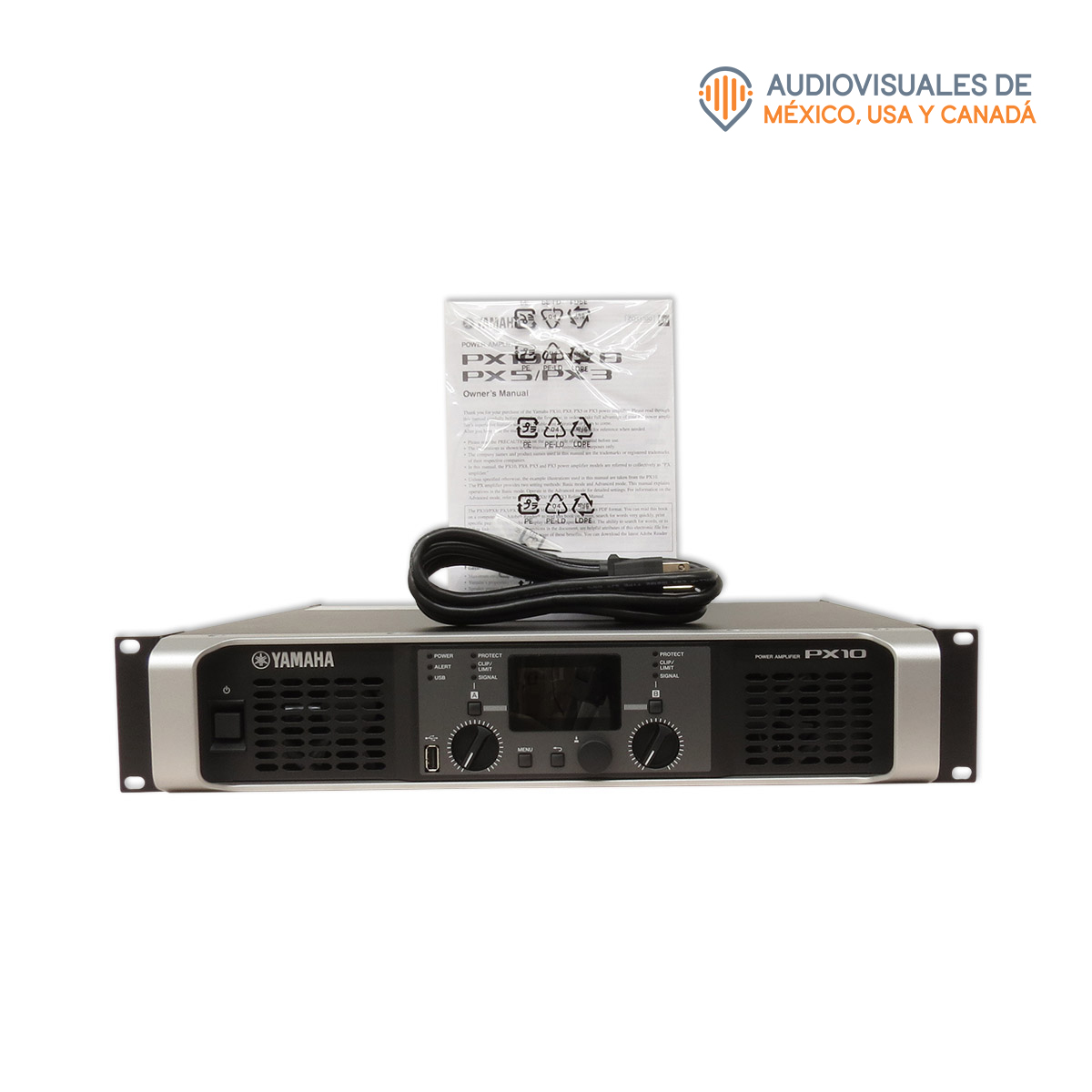 Amplificador Profesional Digital 1000wx2 8 Ohms Px10 Yamaha