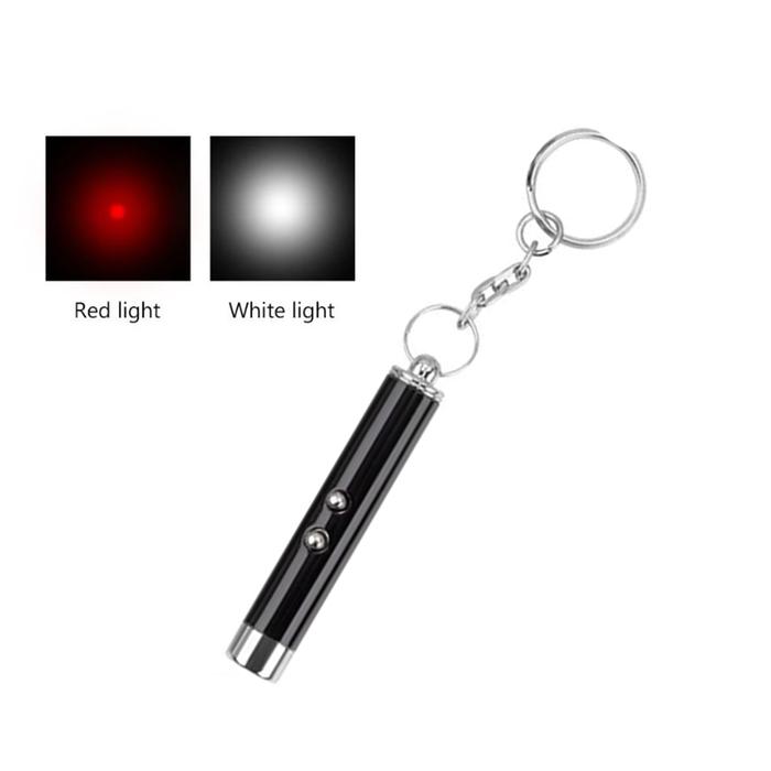 Láser Rojo para Mascotas MXLAC-005-5 5 pzas Láser de Luz Roja Alcance 50m 3,0V Potencia de Salida 5MW 3 x LR41 incluidas, CatLas