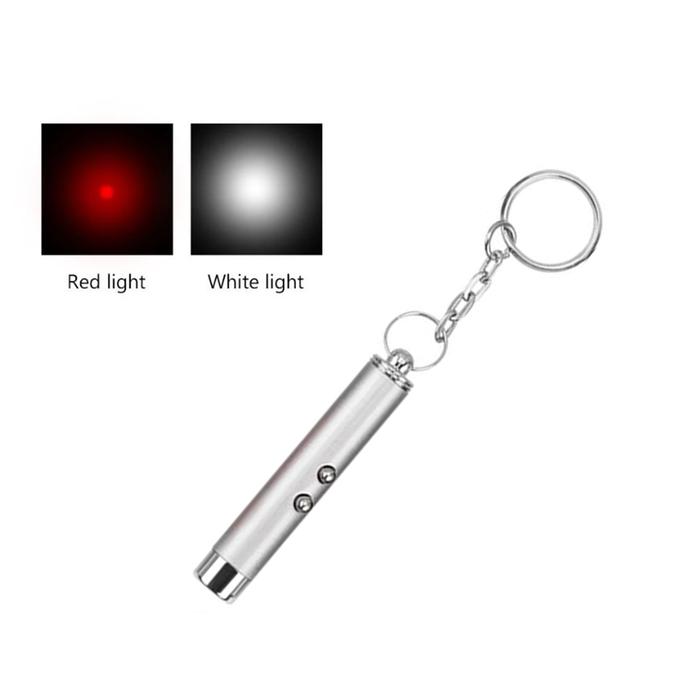 Juguetes para Niños MXFLH-002-5 2 pzas Láser de Luz Roja Alcance 50m 3,0V Potencia de Salida 5MW 3 x LR41 incluidas, FlashLas