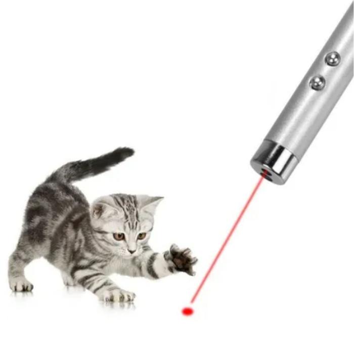 Apuntador para Gatos MXFLH-004-5 4 pzas Láser de Luz Roja Alcance 50m 3,0V Potencia de Salida 5MW 3 x LR41 incluidas, FlashLas