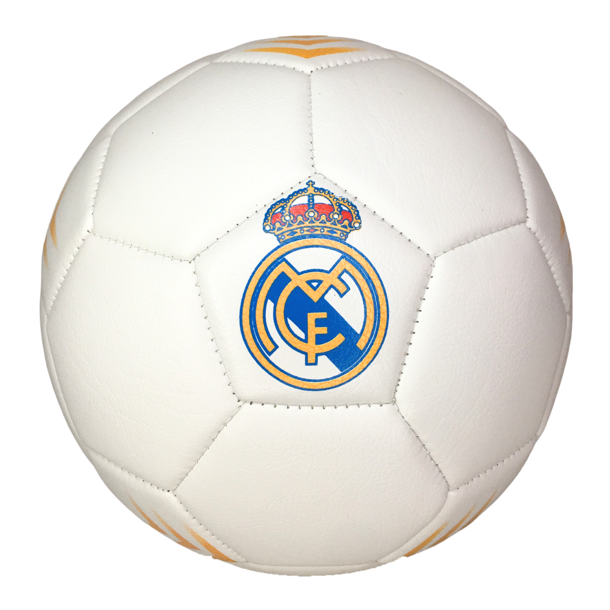 RhinoxGruop - Balón de fútbol oficial del Real Madrid, tamaño completo 5  (gris L1Y43)