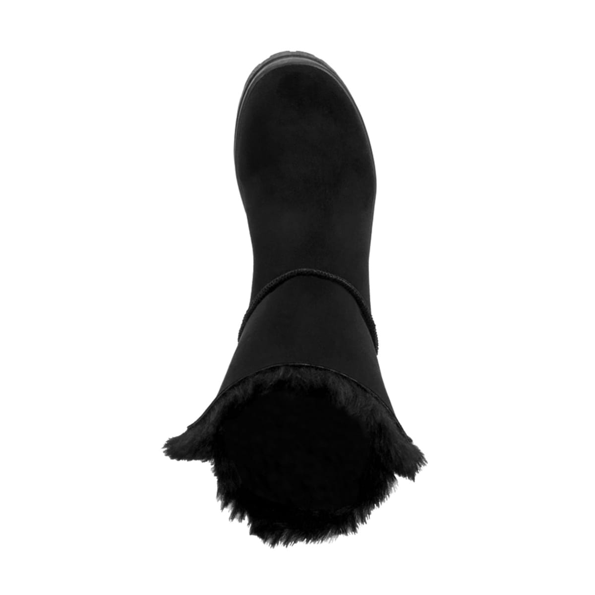 Botas invernales con forro de peluche negras, PBPS, mod. 1085345