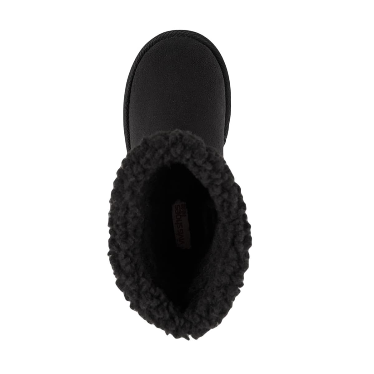 Botas invernales negras Shosh Confort con forro tipo borrega, mod. 153138