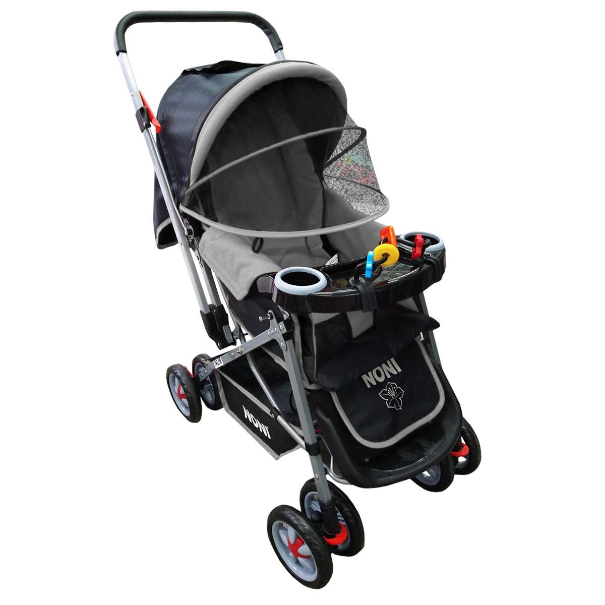 Carriola Angelin para Bebé Mango Reversible 555-A Gris