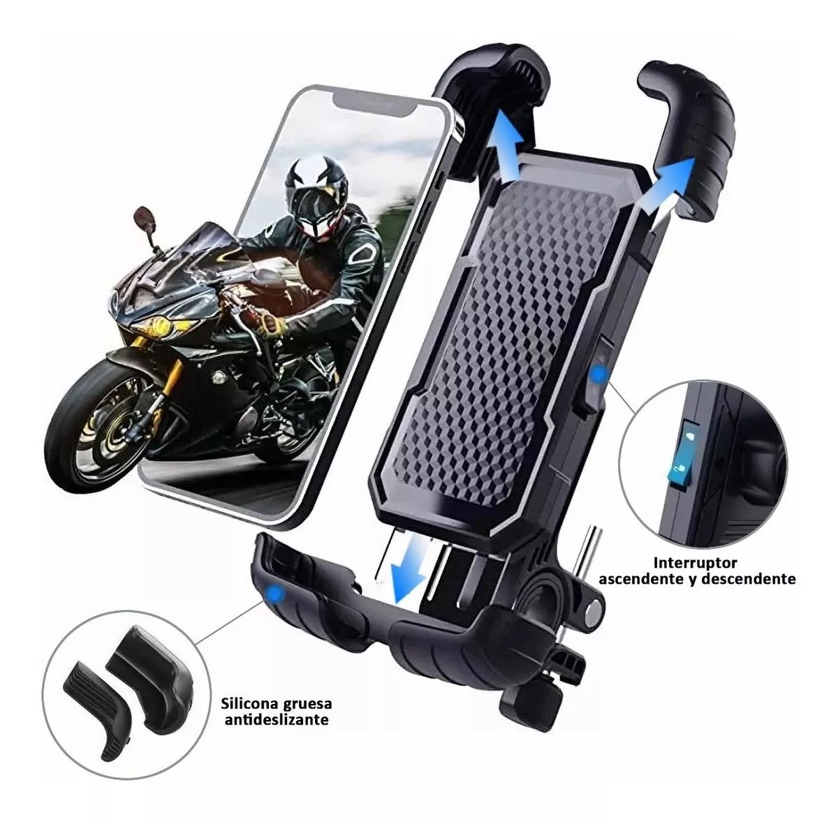 Soporte Para Celular Moto/bicicleta, Base Porta Teléfono360