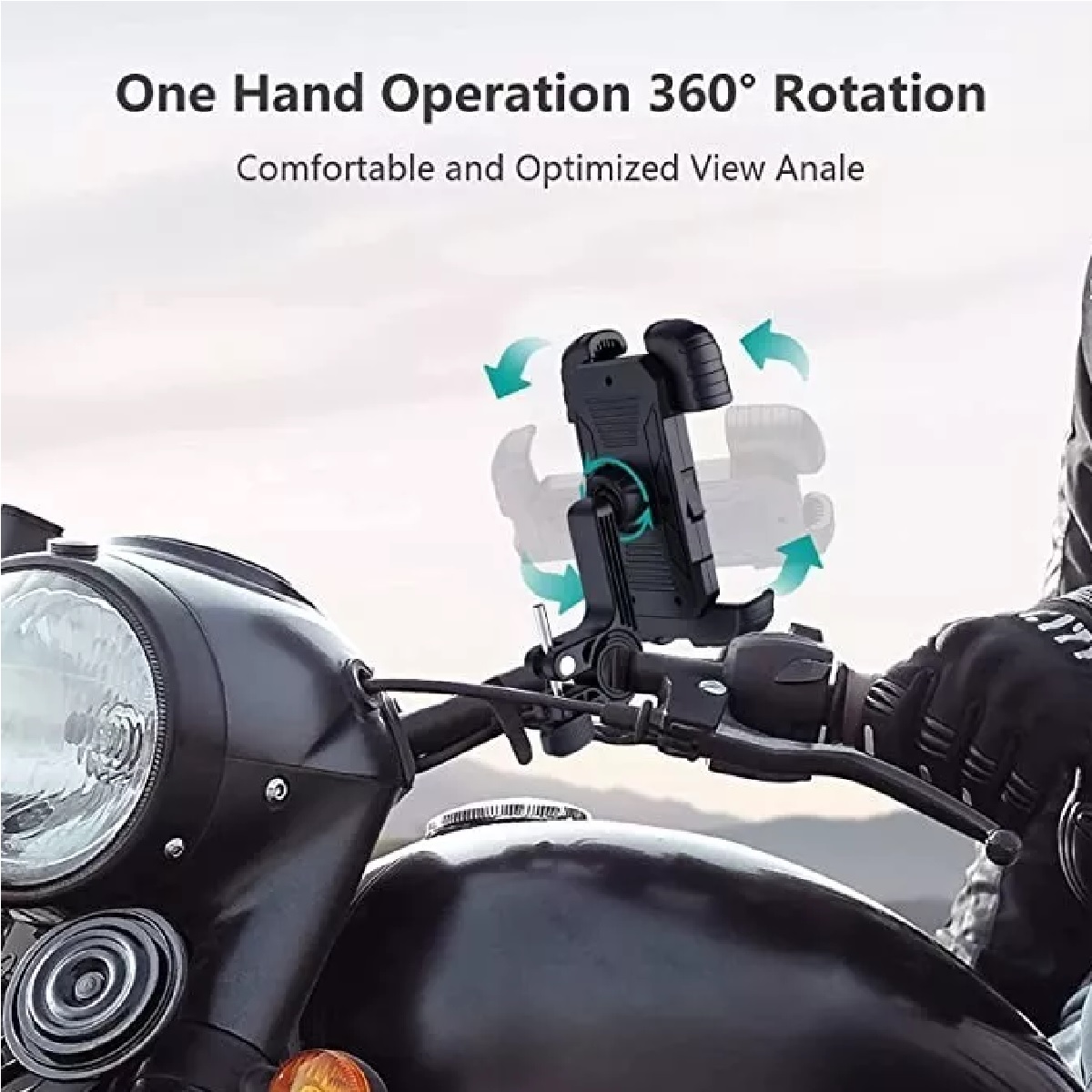 Soporte Para Celular Moto/bicicleta, Base Porta Teléfono360